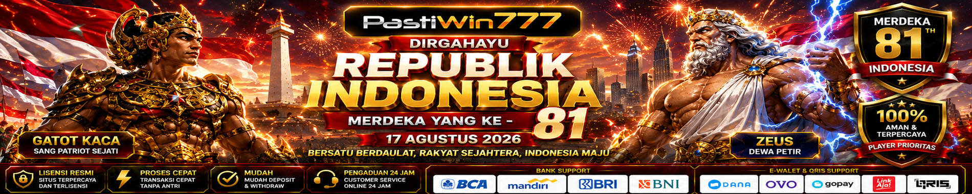 Dirgahayu Republik Indonesia makin gacor
